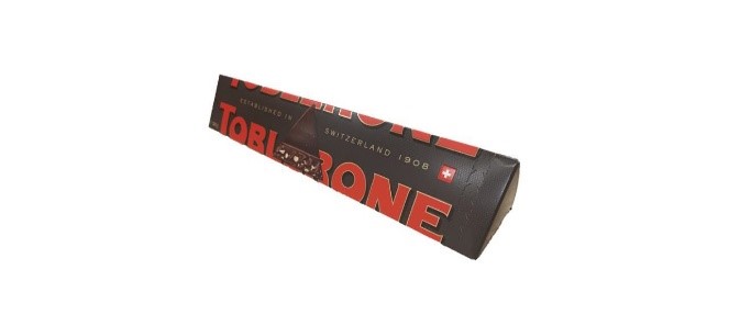 Alerta en chocolate Toblerone